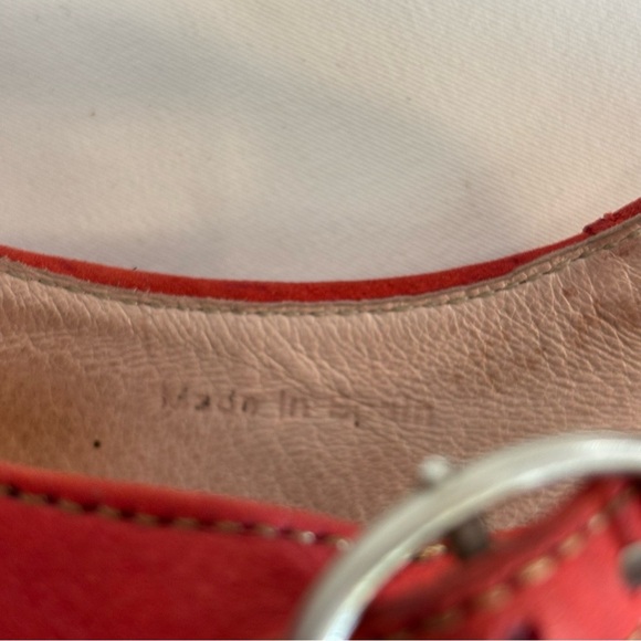 EL NATURALISTA Sz 38 Mary Jane Shoes Sandals Chunky Heels Leather Rounded Toe - Picture 12 of 16